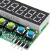 5pcs TM1637 6-Bits Tube LED Display Key Scan Module DC 3.3V To 5V Digital IIC Interface Six In One 0.36 Inches