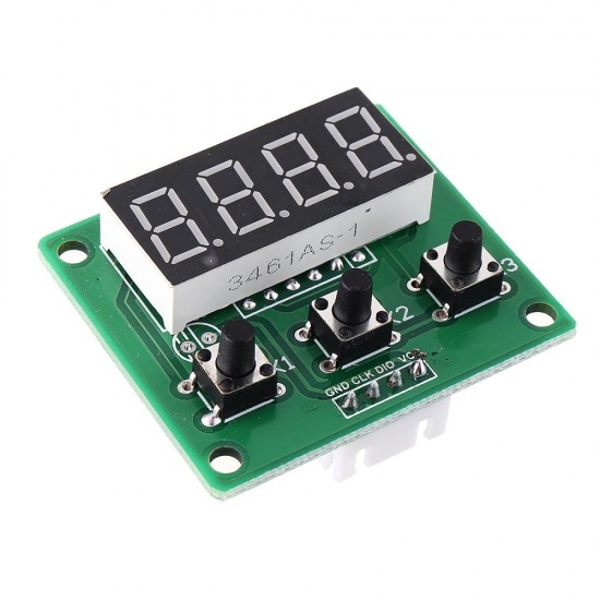 Four Digital Tube LED Display Module TM1650 with Button Scanning Module 4-wire Driver I2C Protocol