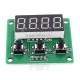 Four Digital Tube LED Display Module TM1650 with Button Scanning Module 4-wire Driver I2C Protocol