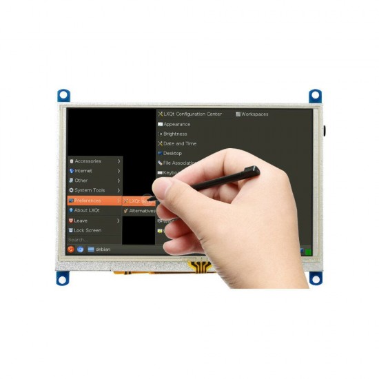 5 inch HDMI LCD (G) 800x480 Supports Various Systems Resistive Touch HD Display Screen Board VGA Audio Output