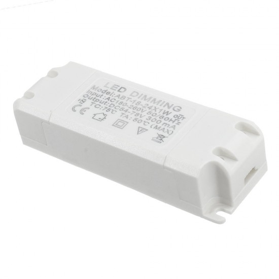 18W 20W 24W LED Isolated Modulation Light External Driver Power Supply AC180-265V Constant Current Thyristor Dimming Module