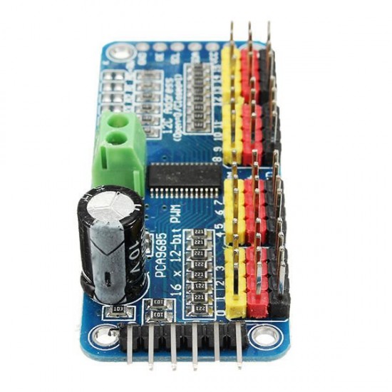 5Pcs PCA9685 16-Channel 12-bit PWM Servo Motor Driver I2C Module