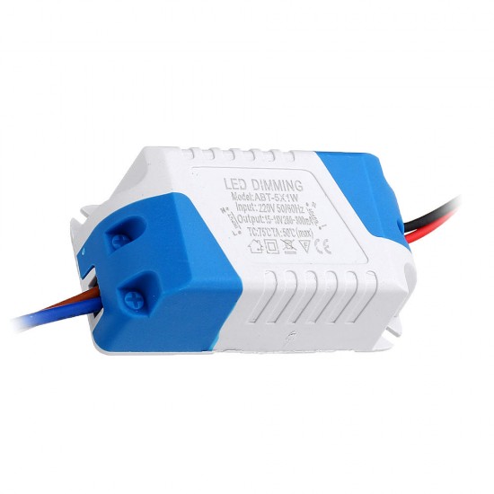 LED Dimming Power Supply Module 5*1W 110V 220V Constant Current Silicon Controlled Driver for Panel Down Light