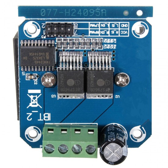 Semiconductor BTS7960B Motor Driver Module 43A H Bridge Drive PWM