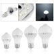 AC 85V-265V 6500K 240 lm 9W 120° E27 12 LED Globe Bulb Light Motion Sensor Lamp