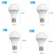 AC 85V-265V 6500K 240 lm 9W 120° E27 12 LED Globe Bulb Light Motion Sensor Lamp