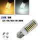 B22 E14 E27 G9 GU10 9W 112 SMD 2835 LED Cover Corn White Warm White Lamp Bulb Non-Dimmable AC110V