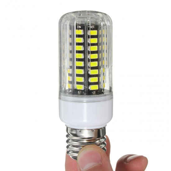 E14 E12 B22 G9 GU10 E27 LED 7W 74 SMD 5730 Fireproof Cover Corn LED Bulb Light AC110V