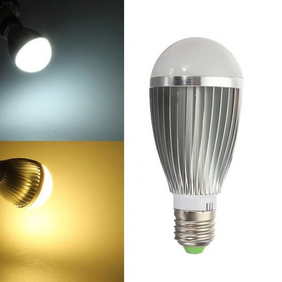E27 7W LED Bulb Warm White/White AC110-240V LED Globe Light Bulbs