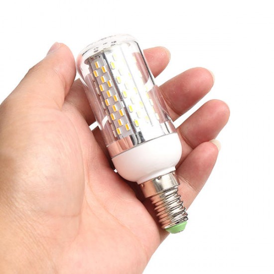 E27 E14 B22 5W SMD3014 120LEDs 360 degree Warm White Pure White Corn Light Bulb AC85-265V