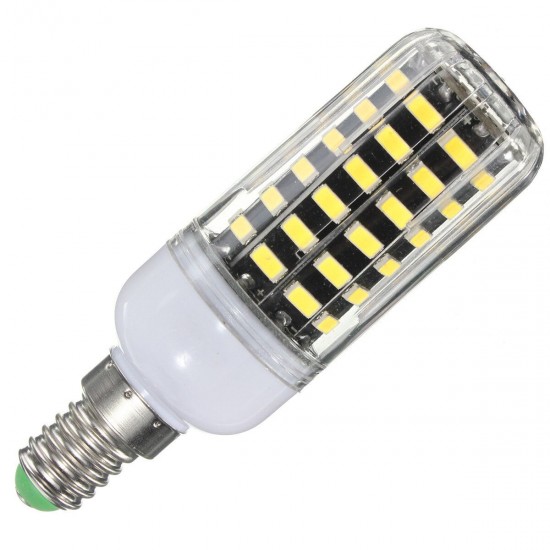 E27 E14 B22 G9 GU10 7W 64 SMD 5733 1000LM LED Warm White White Cover Corn Bulb AC 220V