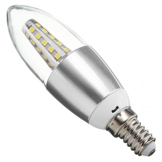 E27 E14 E12 B22 B15 6W 35 SMD 2835 LED Cone Candle Warm White Pure White Light Lamp Bulb AC85-265V