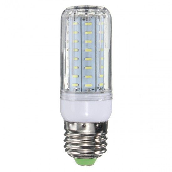 E27 E14 E12 B22 G9 GU10 7W 72 SMD 4014 LED Warm White Pure White Cover Corn Bulb AC110V