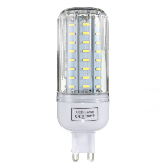 E27 E14 E12 B22 G9 GU10 7W 72 SMD 4014 LED Warm White Pure White Cover Corn Bulb AC110V