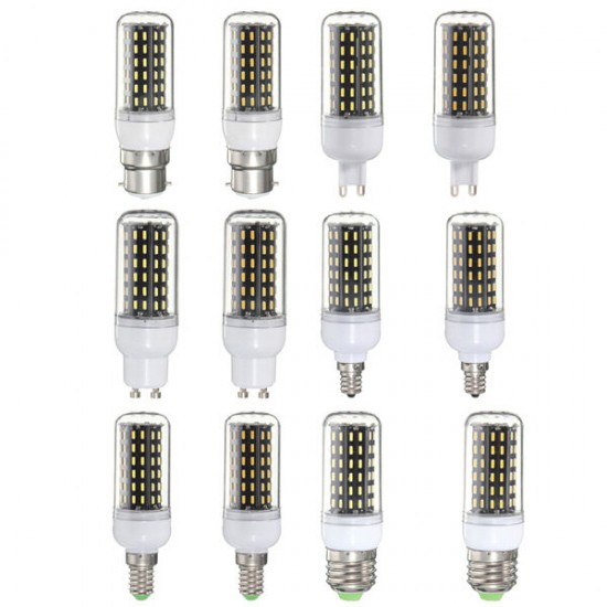 E27/E14/E12/B22/GU10 LED Bulb 6W SMD 4014 96 600LM Pure White/Warm White Corn Light Lamp AC 220V