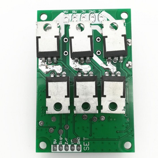 12-36V V6.3E2 DC Brushless Motor Drive Control Board Without Hall 500W BLDC 20A