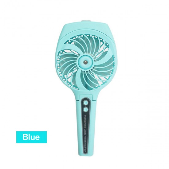 35mL 1800mAh Portable Mist Spray Cooling Fan Handheld Humidifying Mini Fan 3 Speed USB Charging Fan