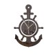 3D Anchor Helmsman Sailor Pirate Ship Mediterranean Style Wall Personality Clock