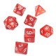 56 Pcs Polyhedral Board RPG MTG Dice Sets 8 Colors 4D 6D 8D 10D 12D 20D with 8 Pouch