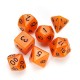 7 Pcs Luminous Polyhedral Dices Multi-sided Dice Set Polyhedral Dices With Dice Cup RPG Gadget