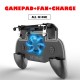 S9 Mobile Game Controller For PUBG Triggers Joystick Gamepad With Cooling Fan For iPhone XS 11Pro Huawei P30 P40 MI10 OnePlus 8Pro