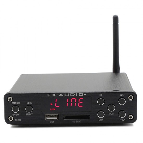 M-160E bluetooth 4.0 Digital Audio Amplifier 160Wx2 USB/SD/AUX/PC-USB Loseless Player For APE/WMA/WAV/FLAC/MP3