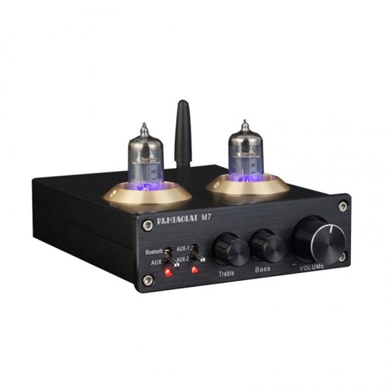 M7 bluetooth 5.0 6J1 Vacuum Tube Amplifier Preamplifier Preamp