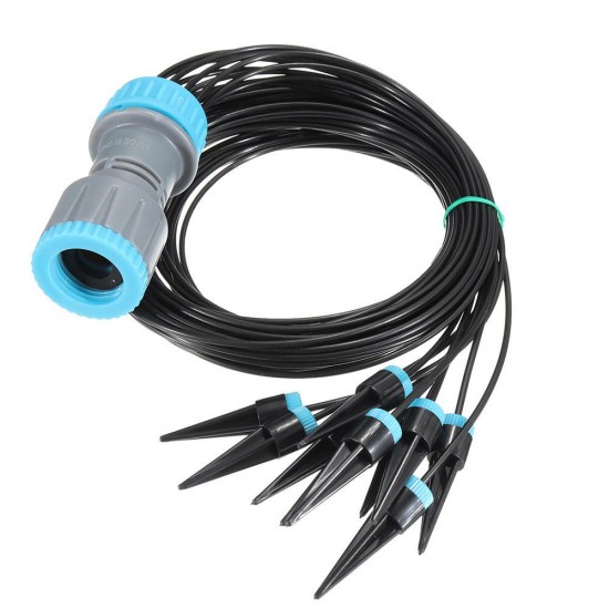 10-Way Curved Arrow Emitter Drippers Kits Drip Irrigation Sprinkler System Dropper Garden Water Saving Devices