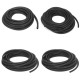 100Ft Split Wire Loom Conduit Sleeve Tube Polyethylene Black Heat Resistant