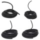 100Ft Split Wire Loom Conduit Sleeve Tube Polyethylene Black Heat Resistant