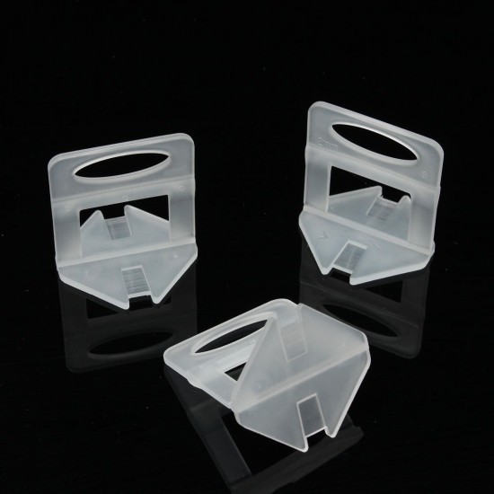 100Pcs 2mm Tile Leveling System Spacers Plastic For Home Floor