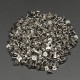 100Pcs 7x10mm Metal Silver Studs Rivet Bullet Spike Cone Screw For Leather Craft