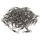 100Pcs Fishing Barrel Bearing Rolling Swivel Rings Fishing Tackle Connector #3 #4 #6 #8 #10 #12