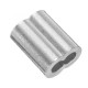 100Pcs M1.5 M2 M3 Aluminum Crimping Loop Sleeve Wire Rope Cable Sleeve Clip