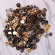 100Pcs Metal Mixed Jeans Buttons Snap Fasteners Press Stud Popper Denim Jacket Leather Kit