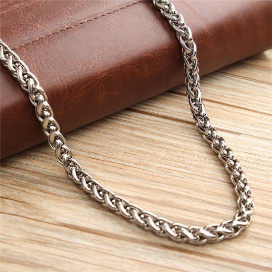 100cmx6mm Metal Purse Chain Strap Handbag Bag Metal Replacement