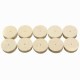 100pcs Wool Felt Polishing Buffing Round Wheels with 2 Shank 13x7mm/25x7mm