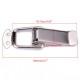 106mm Sliver Stainless Steel Bumper Quick Release Buckle Fastener