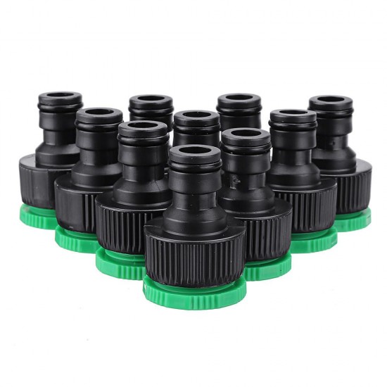 10Pcs 1/2 & 3/4 Inch Faucet Adapter Female Washing Machine Water Tap Hose Quick Connector Garden Irrigation Fitting