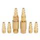 10Pcs 1/4inch NPT Brass Coupler Adapter Quick Disconnect Hose Fittings