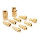 10Pcs 1/4inch NPT Brass Coupler Adapter Quick Disconnect Hose Fittings