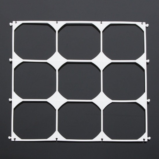 10Pcs Balloon Grid Frame Square 9 Grids Modeling Party Balloons Wall Wedding Decoration