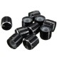 10Pcs Black Volume Control Knob For 6mm Knurled Shaft Potentiometer Rotary Knobs