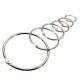 10Pcs Book Binder Hinged Rings Metal Loose Leaf Keychain for Album Scrapbook