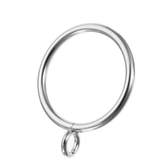 10Pcs Metal Curtain Rings Drapery Hanging Rings 3 Colors for 38mm Pole Rod