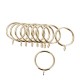 10Pcs Metal Curtain Rings Drapery Hanging Rings 3 Colors for 38mm Pole Rod