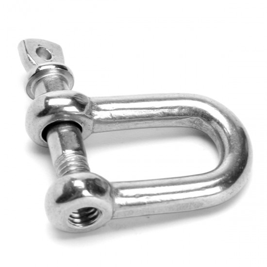 10Pcs Stainless Steel 316 D Ring Anchor Shackle Screw Pin for Paracord Bracelets