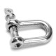 10Pcs Stainless Steel 316 D Ring Anchor Shackle Screw Pin for Paracord Bracelets