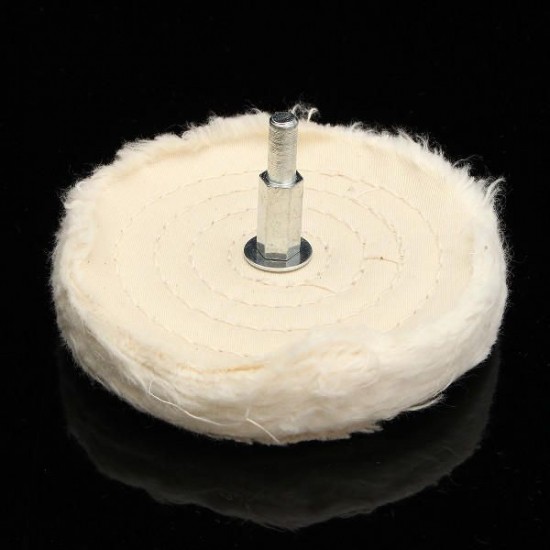 10Pcs White Shank Polishing Buffing Wheel Pad Mop Kit for Manifold