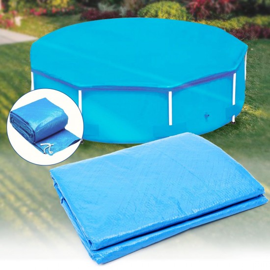 10ft 12ft Diameter Round Swimming Pool Cover Roller Family Garden Pool Polar Winter Cover